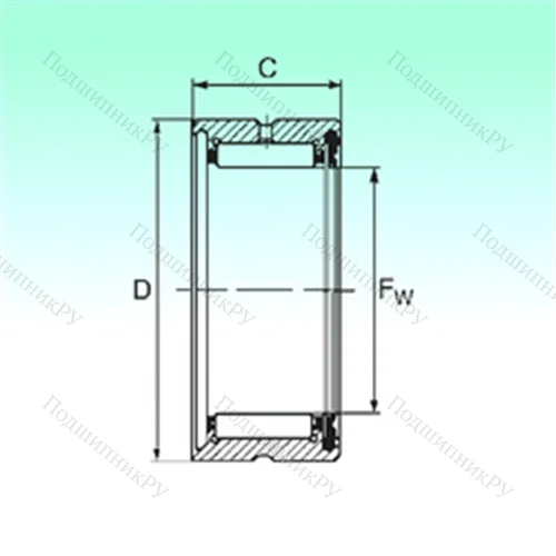 Подшипник игольчатый радиальный RNA 4904 RS от производителя  NBS