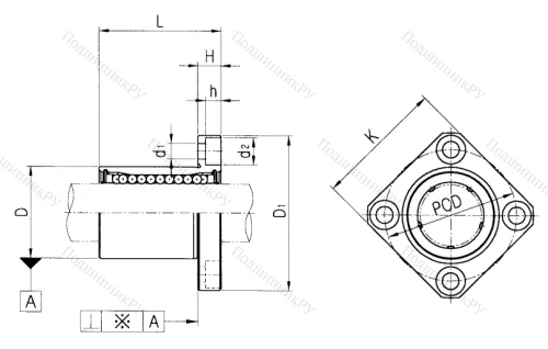 Подшипник LMEK 20 UU в Самаре