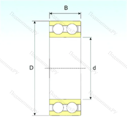 Подшипник шариковый радиальный 4306 ATN 9