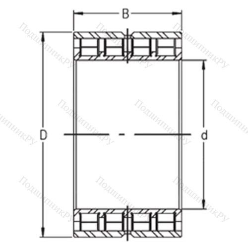 Подшипник роликовый радиальный SL 15 938