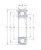 Однорядный шариковый подшипник 7318 BECBJ (66318 КМ (ГОСТ)) от производителя  SKF