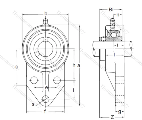 Подшипниковый узел UCFK 204 в Самаре