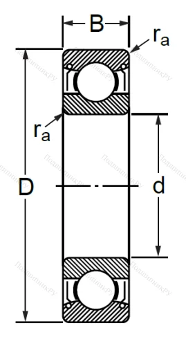 Шариковый однорядный подшипник 76-80217 (6217 ZZC 3) в Самаре