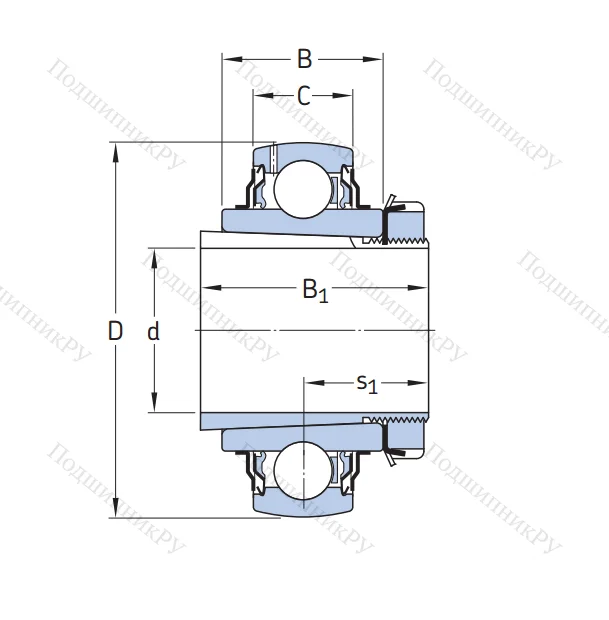 Корпусный подшипник YSA 213-2FK в Самаре
