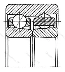 Подшипник 3315DB.MB размер 75x160x68,3 от производителя  SKF