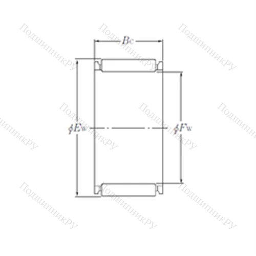 Подшипник игольчатый радиальный K 7?10?8T 2