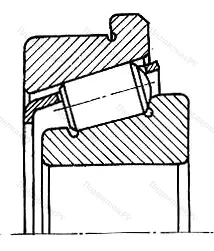 Подшипник  32019R (2067119) размер 95x145x32 от производителя  SKF