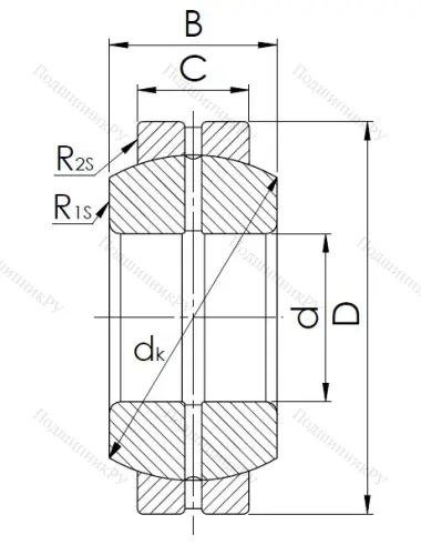 Шарнирный подшипник GE 45 ES в Самаре
