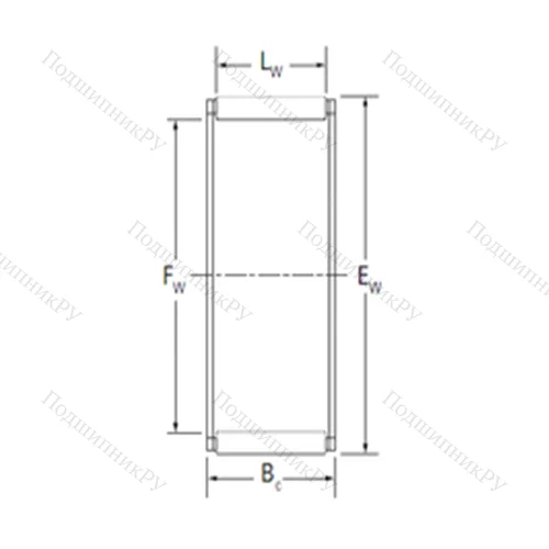 Подшипник игольчатый радиальный K 19X 25X 15BE