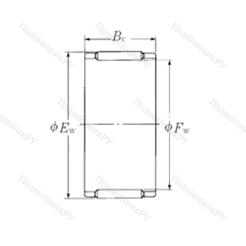 Подшипник игольчатый радиальный FBN-10148 от производителя  NSK Подшипник игольчатый радиальный FBN-10148 от производителя  NSK