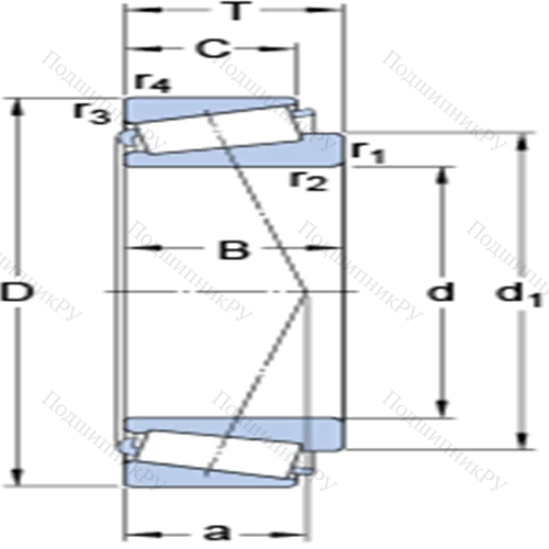 Однорядные конические роликоподшипники E 2.32226 от производителя  SKF Однорядные конические роликоподшипники E 2.32226 от производителя  SKF