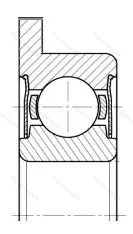 Модификация подшипника 5-3880076ЮС1 размер 6x10/11,5x3,5 ГПЗ-31