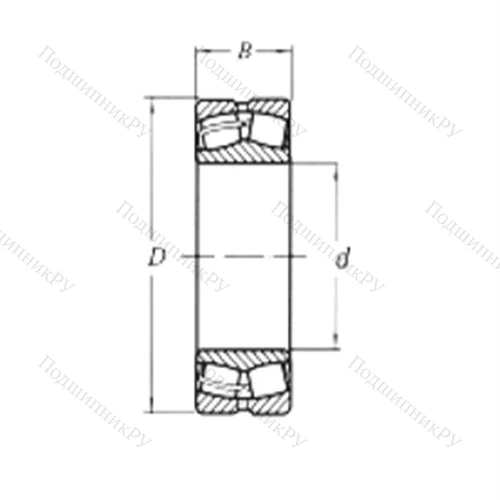 Подшипник роликовый радиальный самоцентрирующийся 22320CW 33