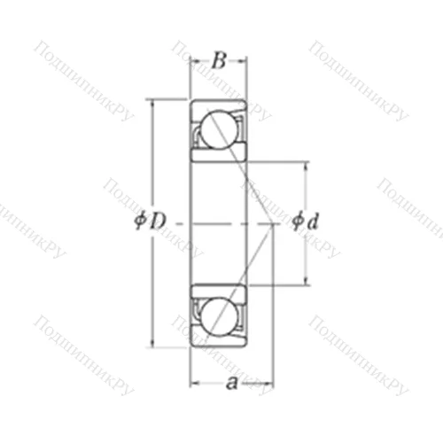 Подшипник шариковый радиально-упорный MJT 1.3/8 от производителя  RHP