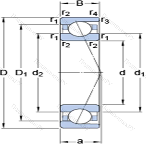 Прецизионные радиально-упорные шарикоподшипники 7044 ACD/HCP 4A от производителя  SKF Прецизионные радиально-упорные шарикоподшипники 7044 ACD/HCP 4A от производителя  SKF