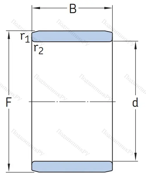 Игольчатый подшипник внутреннее кольцо IR 45x50x35 XL от производителя  SKF