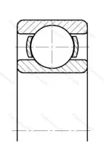Подшипник  818 размер 90x120x18 от производителя  ГПЗ-2