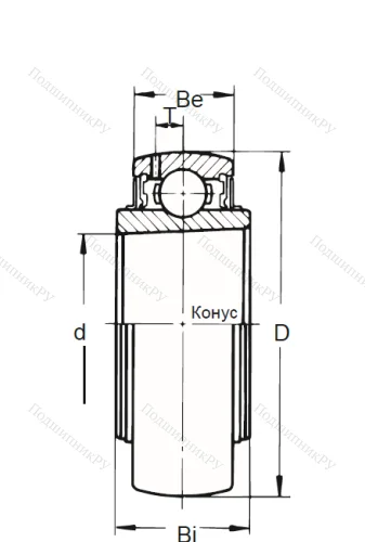 Корпусный подшипник UK 311 в Самаре