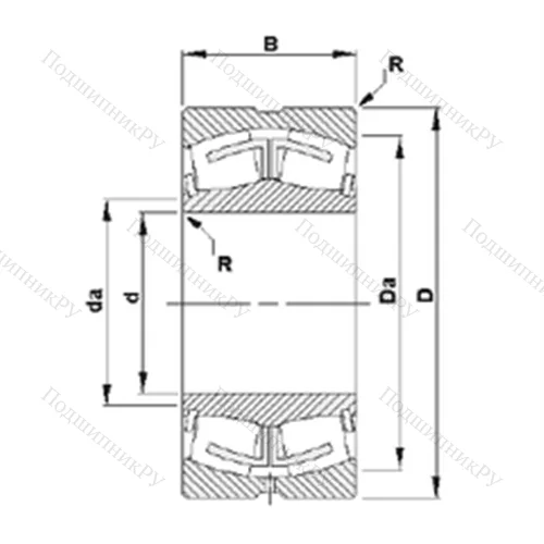 Подшипник роликовый радиальный самоцентрирующийся 21311VCSJ