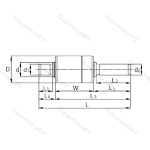 Подшипник комбинированный RW 306201