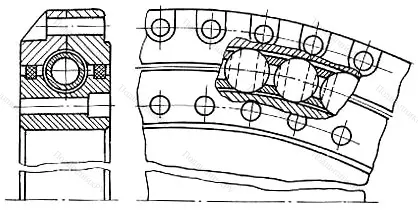 Модификация подшипника 3689/1085 размер 1085x1300x70 от производителя  ГПЗ-1 Модификация подшипника 3689/1085 размер 1085x1300x70 от производителя  ГПЗ-1