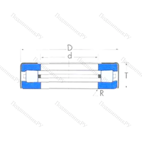 Подшипник роликовый упорный T 484 от производителя  TIMKEN