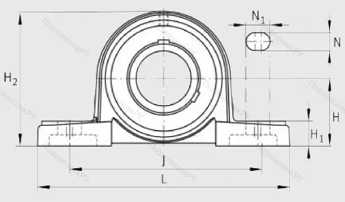 Подшипниковый узел UCP 210 J 7 в Самаре