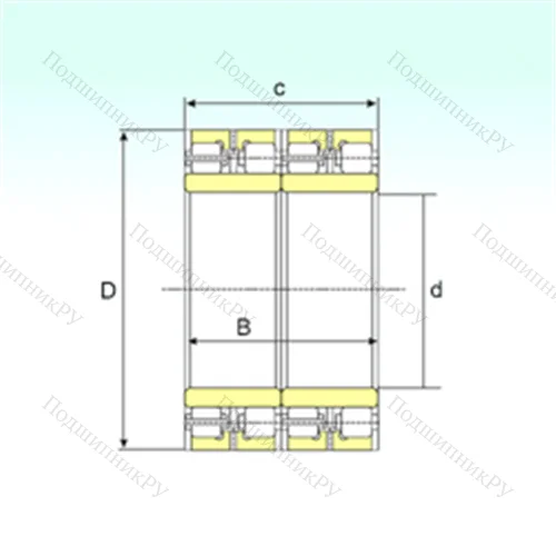 Подшипник роликовый радиальный FCDP 196262880