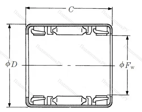Подшипник обгонной муфты обгонная муфта FCB 20 в Самаре