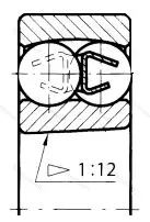 Подшипник  1315K (111315) размер 75x160x37 от производителя  SKF