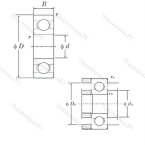 Подшипник шариковый радиальный ML 1003 от производителя  KOYO