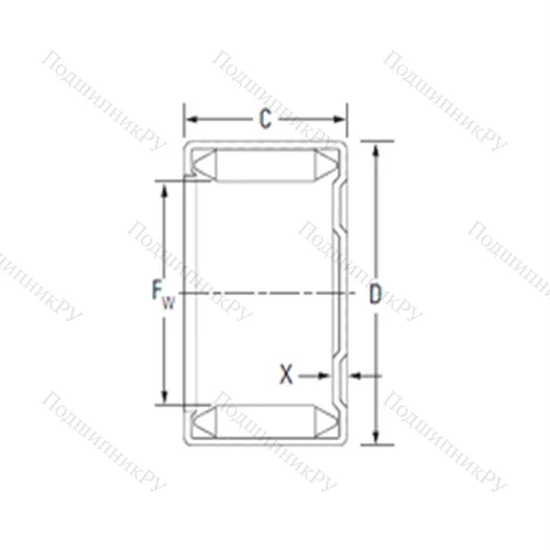 Подшипник игольчатый радиальный MH 33241