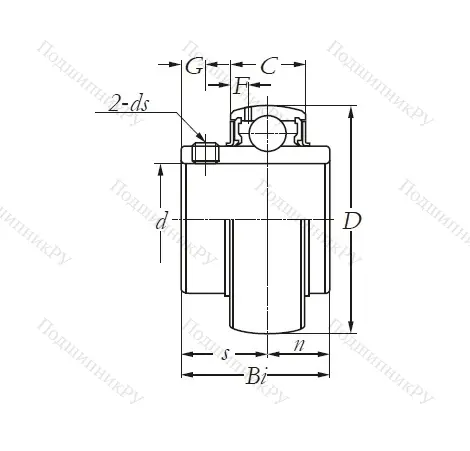 Корпусный подшипник  UCX 06 в Самаре