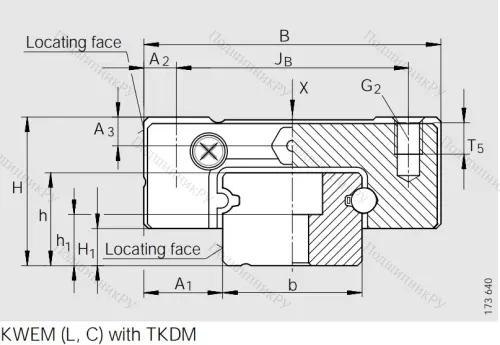 Направляющий рельс TKDM 15 G 2/B-220-10/10 в Самаре