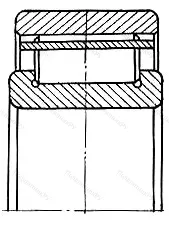 Модификация подшипника 954712 размер 60x120x58/60 ГПЗ-900