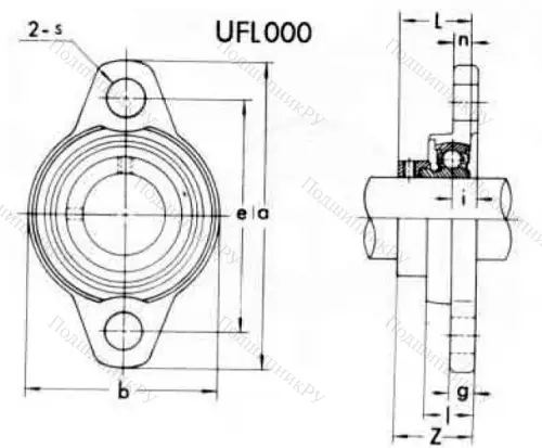 Подшипниковый узел UFL 006 (ASAHI) в Самаре