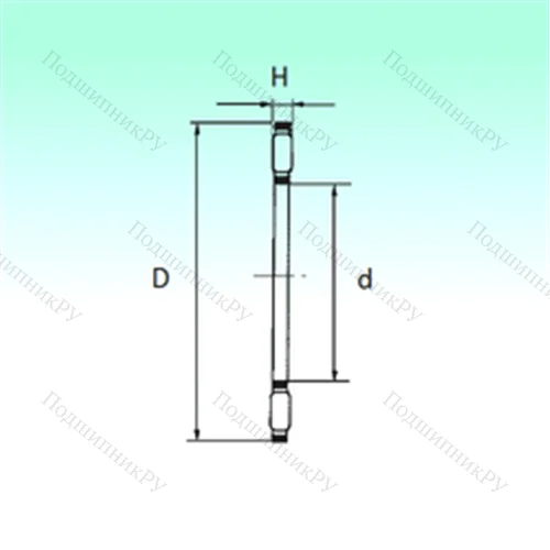 Подшипник игольчатый упорный AXK 0515 TN от производителя  NBS