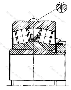 Подшипник 23138K/W 33+H 3138 размер 170x320x104/141 от производителя  SKF