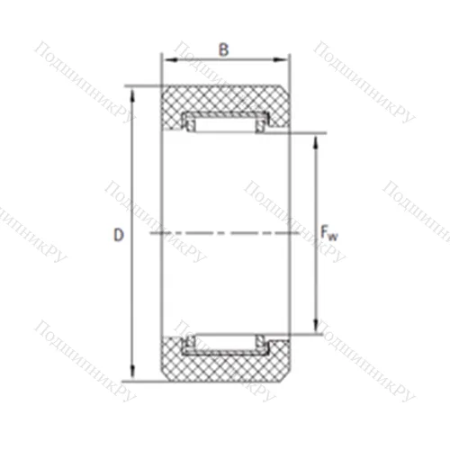 Подшипник роликовый радиальный FC 69184