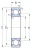 Однорядный шариковый подшипник 6205 2RSH/C 3 от производителя  SKF