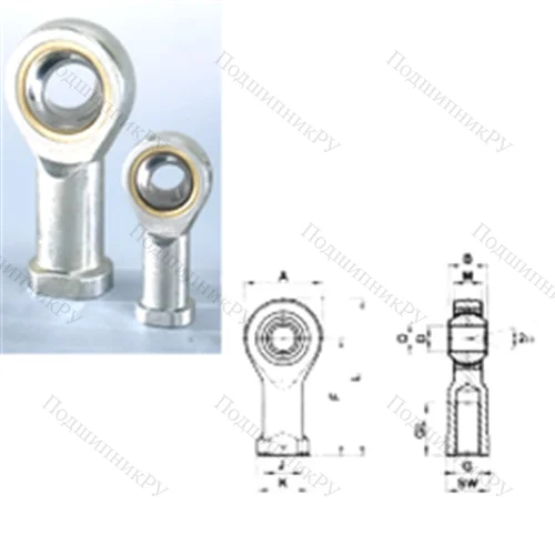Подшипник скольжения сферический SIL 25T/K