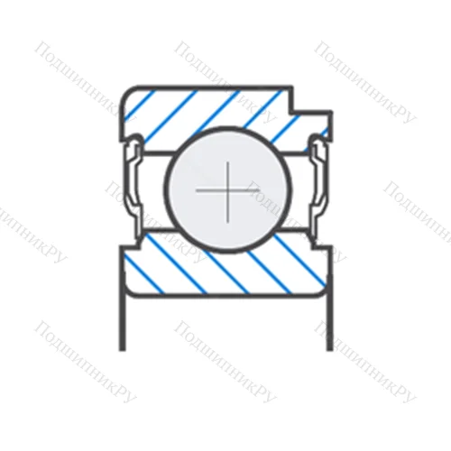 Подшипник шариковый радиальный 712152010