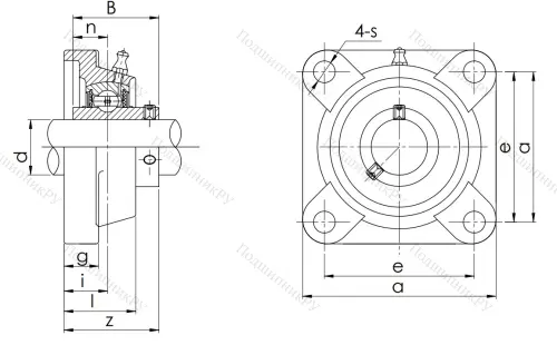 Подшипниковый корпус  F 208 в Самаре