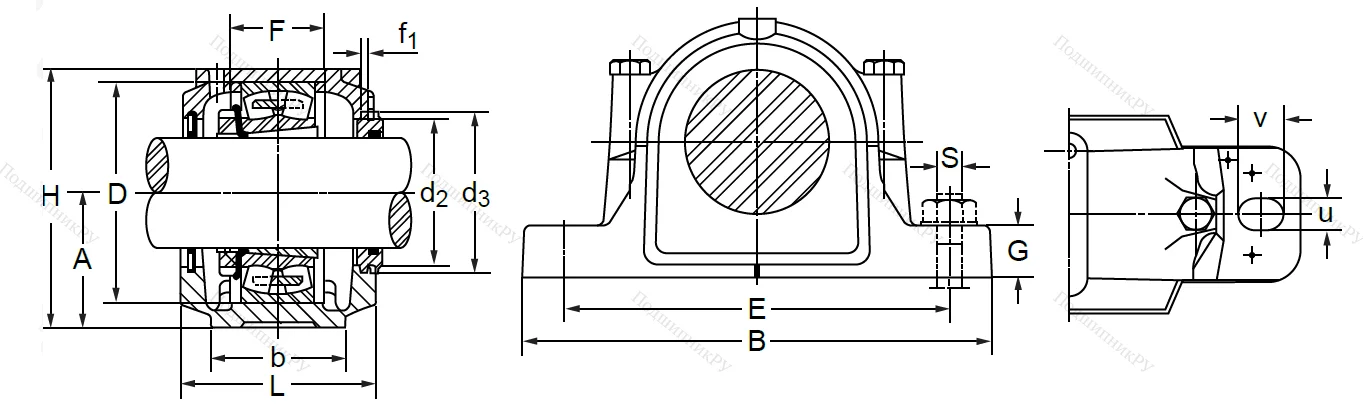 Подшипниковый корпус SNL 515 TG (SNK 515-612) в Самаре