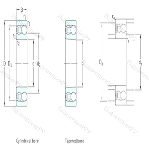 Подшипник шариковый радиальный самоцентрирующийся 2306