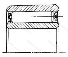 Модификация подшипника 3004244М размер 220x400x144 от производителя  ЕПК