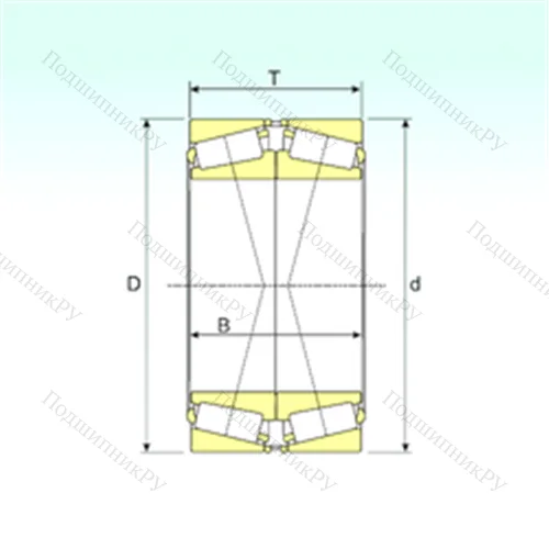 Подшипник роликовый радиально-упорный 31317J/DF от производителя  ISB