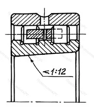 Модификация подшипника 5-31821/500 размер 500x720x167 от производителя  ГПЗ-9