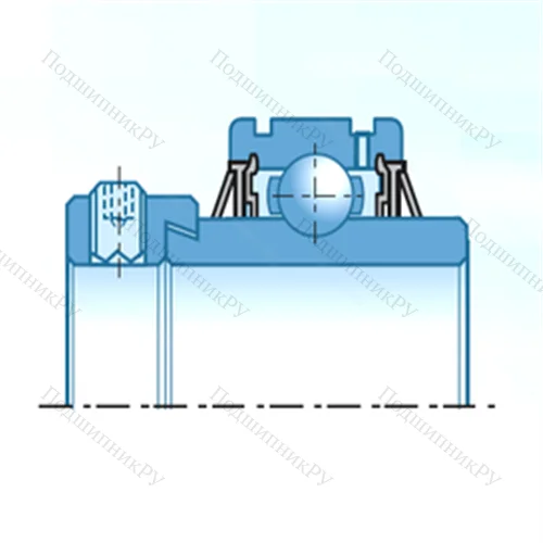Подшипник шариковый радиальный UELS 317D 1N