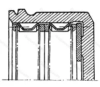 Модификация подшипника 814712К4 размер 58,53x90/100x70 от производителя  ГПЗ-3